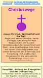 Mobile Screenshot of christuswege.net